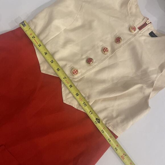 Marc Jacobs Blair Waldorf Bow Dress 4 Alessandra Runway Vest Mini A Line Small S - Picture 10 of 13